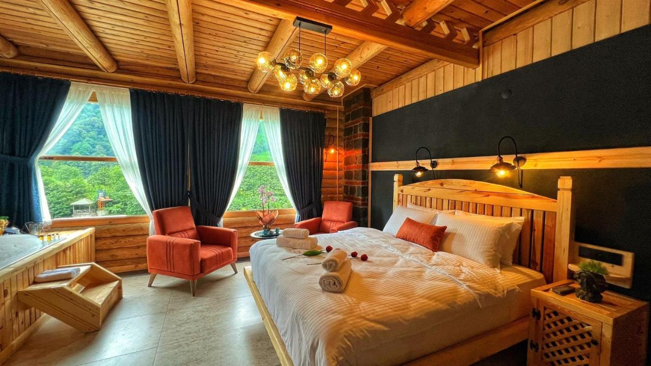 Heaven Vip Wooden Palace Bed and Breakfast Ardeşen Exterior foto